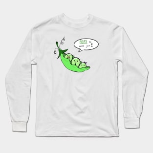 PEAS to meet you Long Sleeve T-Shirt